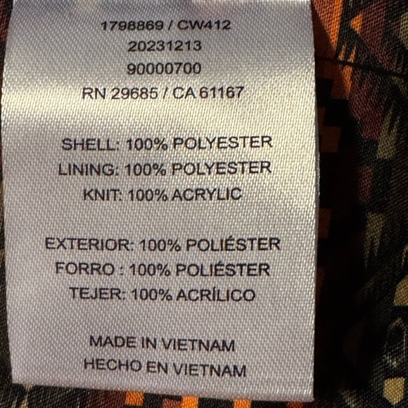 Pendleton Hooded Rain Jacket Coat - Picture 7 of 7